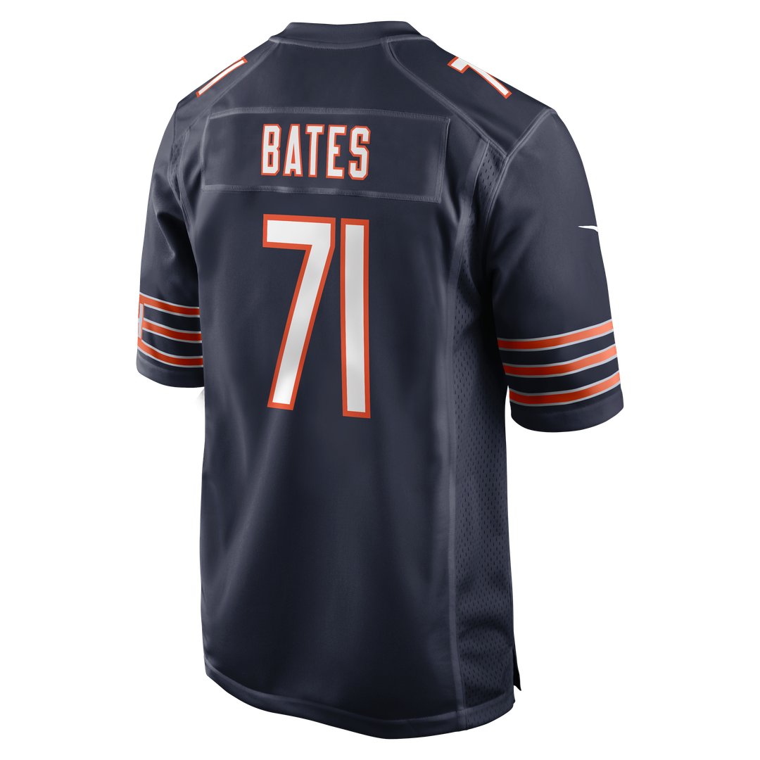 Chicago Bears Ryan Bates Nike Game Jersey - Navy