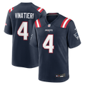 New England Patriots Adam Vinatieri Nike Team Retired Game Jersey - Navy