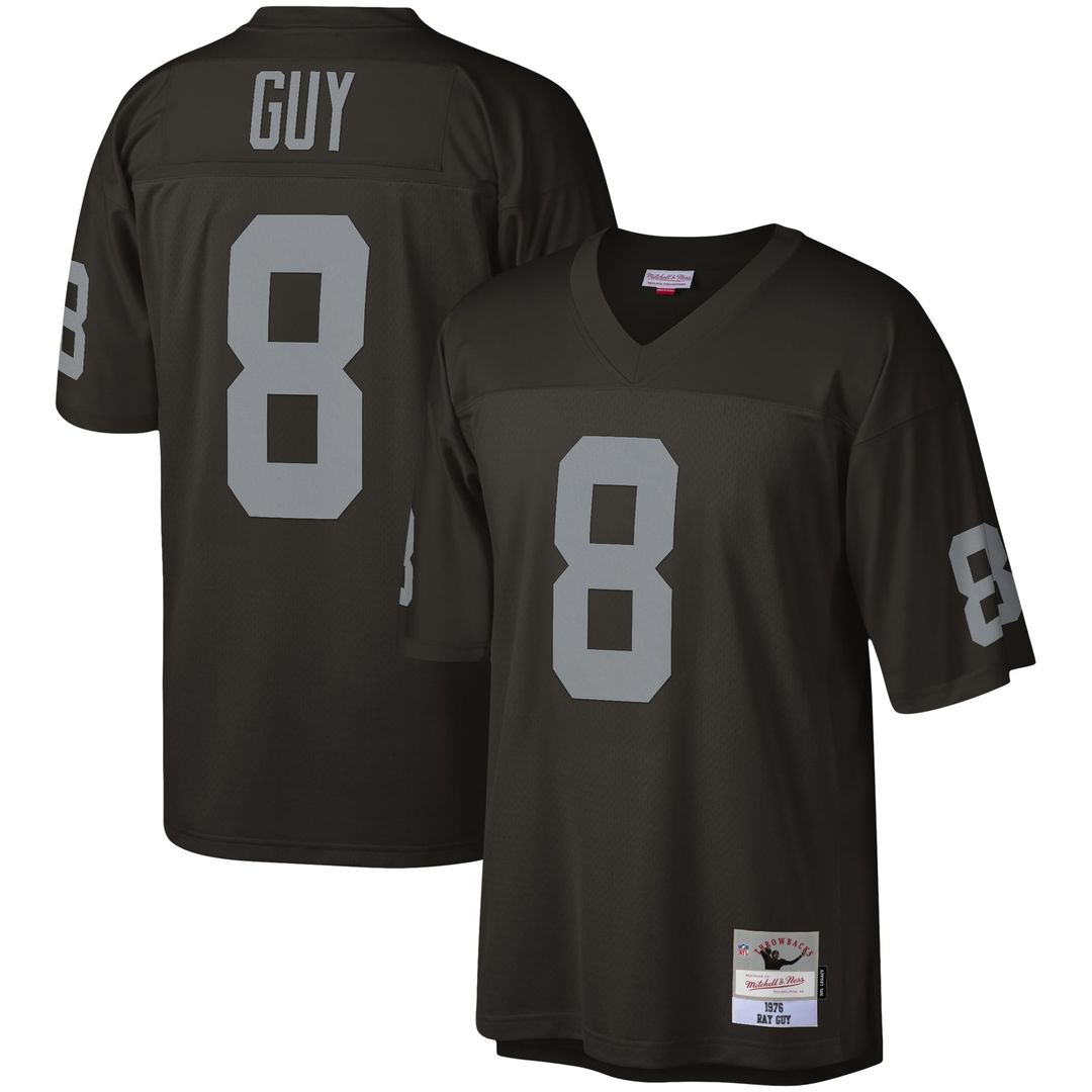 Las Vegas Raiders Ray Guy Mitchell & Ness Legacy Replica Jersey - Black