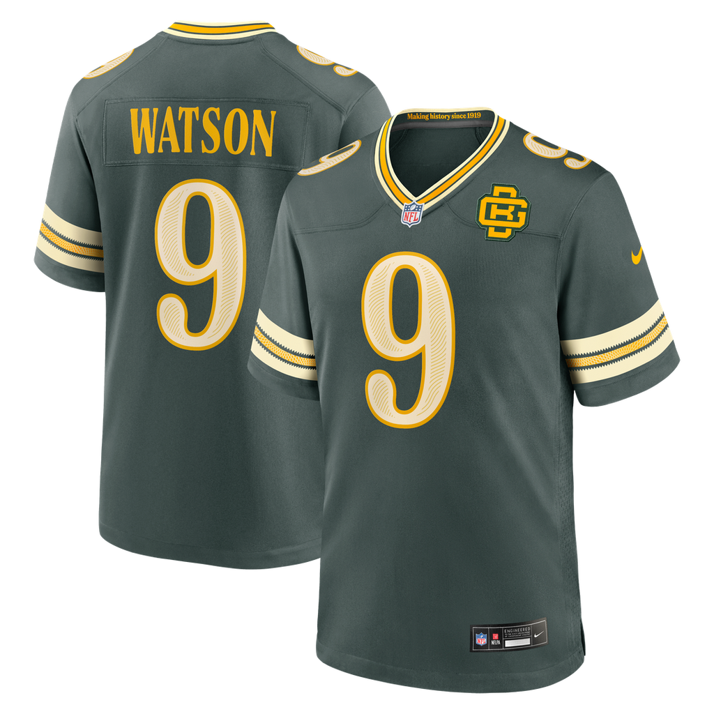 Green Bay Packers Christian Watson Nike 2026 Rivalries Collection Game Jersey - Green