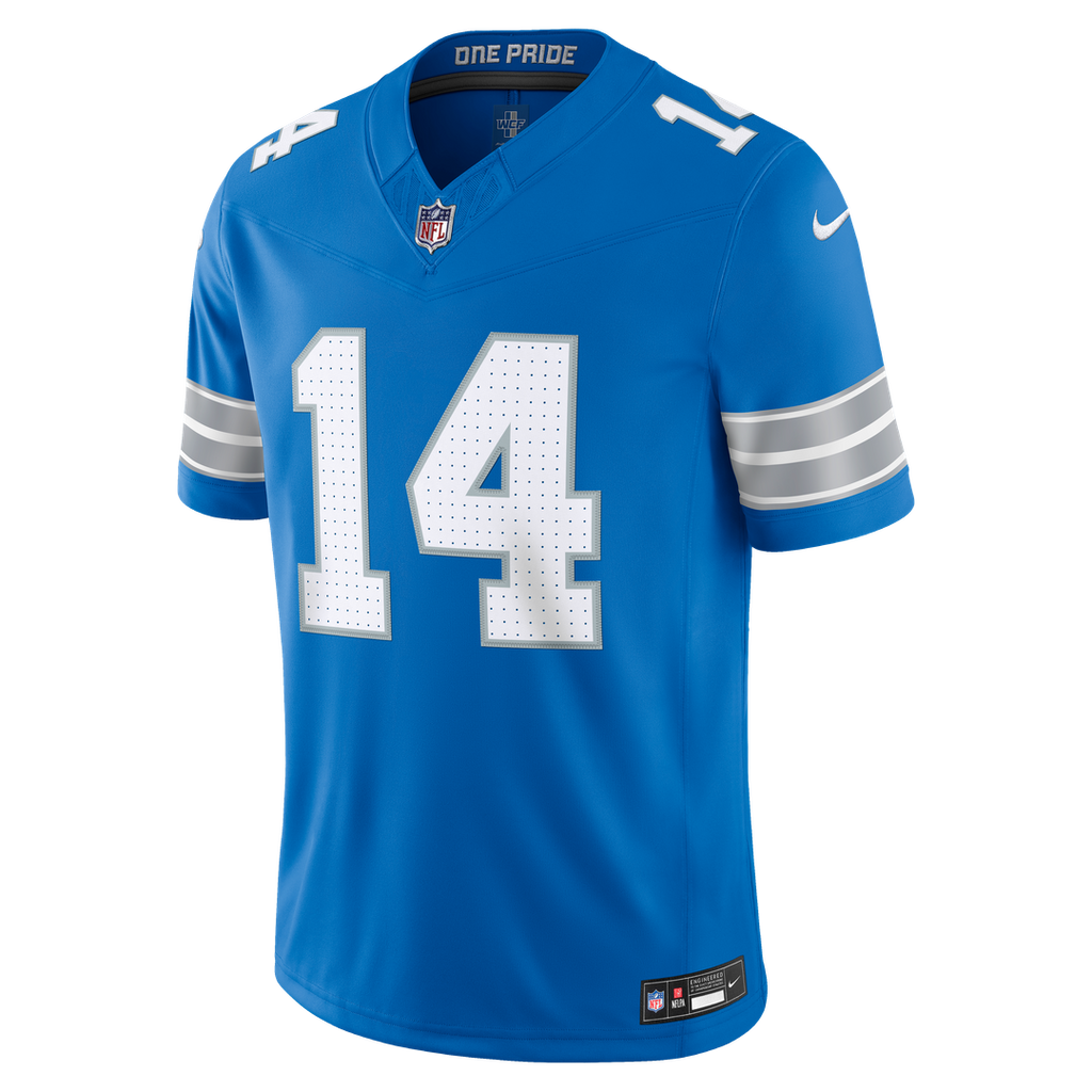 Detroit Lions Amon-Ra St. Brown Nike Team Vapor F.U.S.E. Stitched Limited Jersey - Blue
