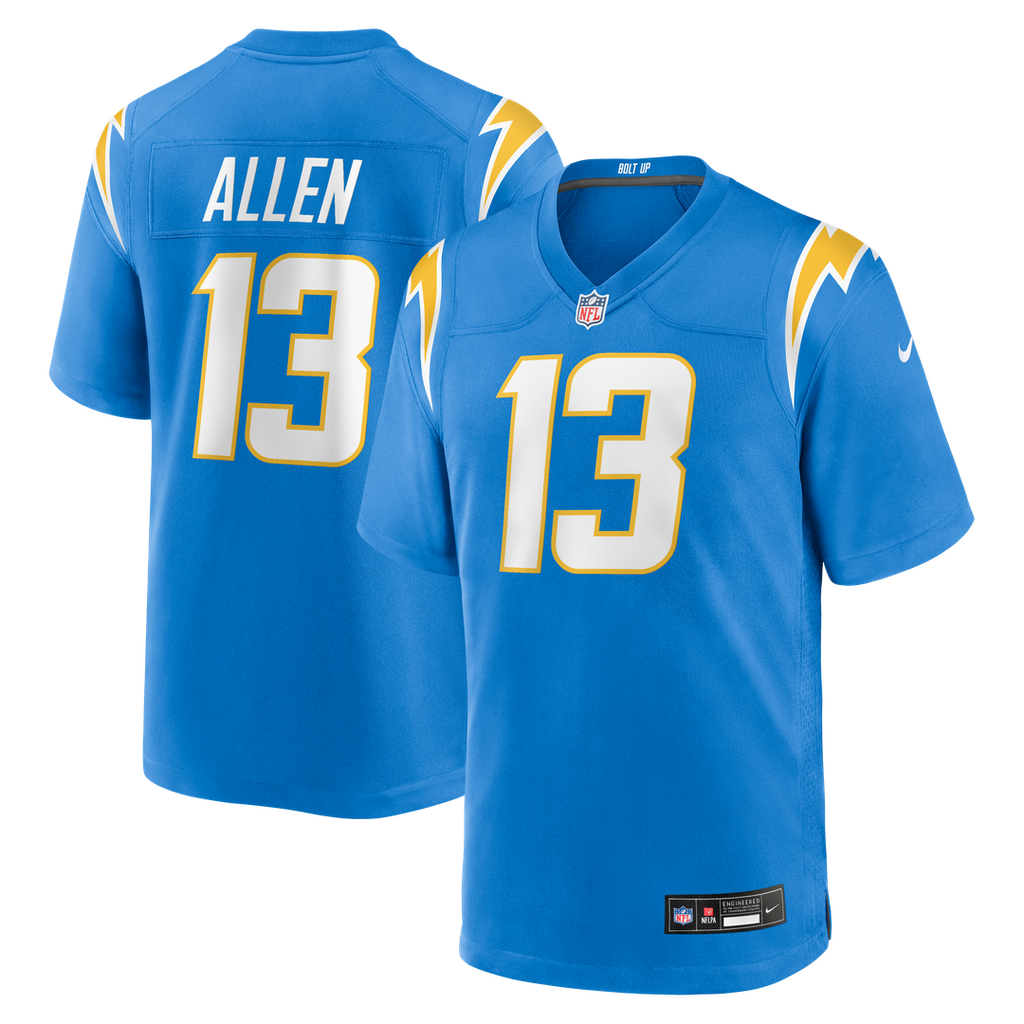 Los Angeles Chargers Keenan Allen Nike Game Player Jersey - Powder Blue
