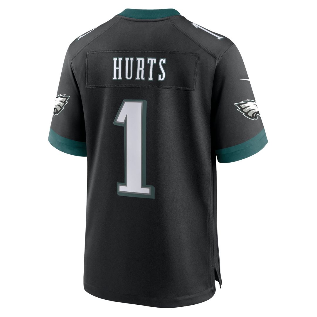 Philadelphia Eagles Jalen Hurts Nike Alternate Game Jersey - Black