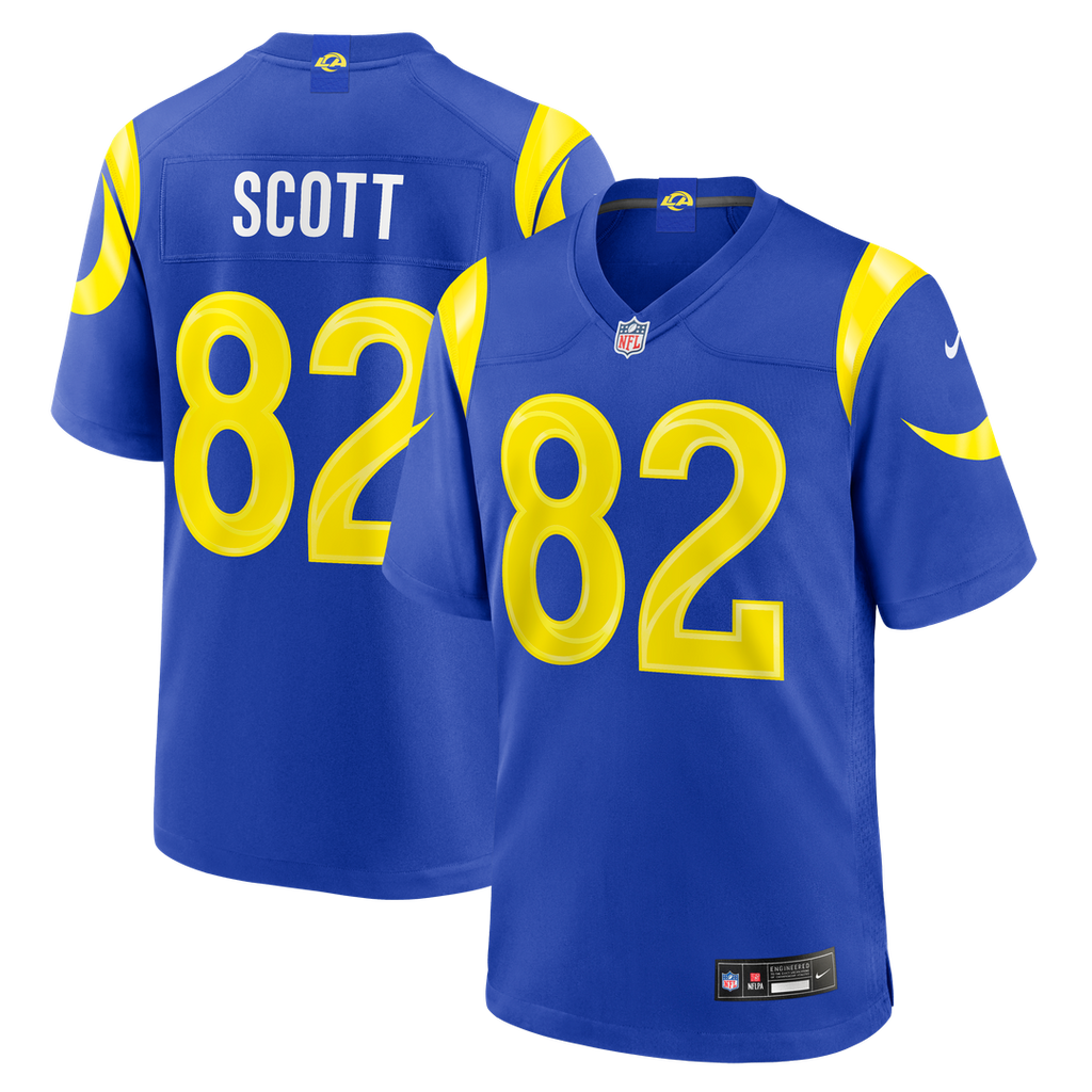 Los Angeles Rams Tyler Scott Nike Team Game Jersey - Royal