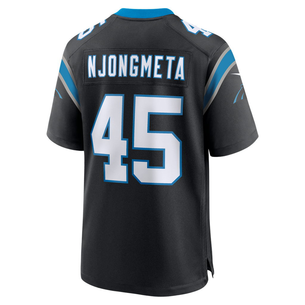 Carolina Panthers Maema Njongmeta Nike Game Jersey - Black