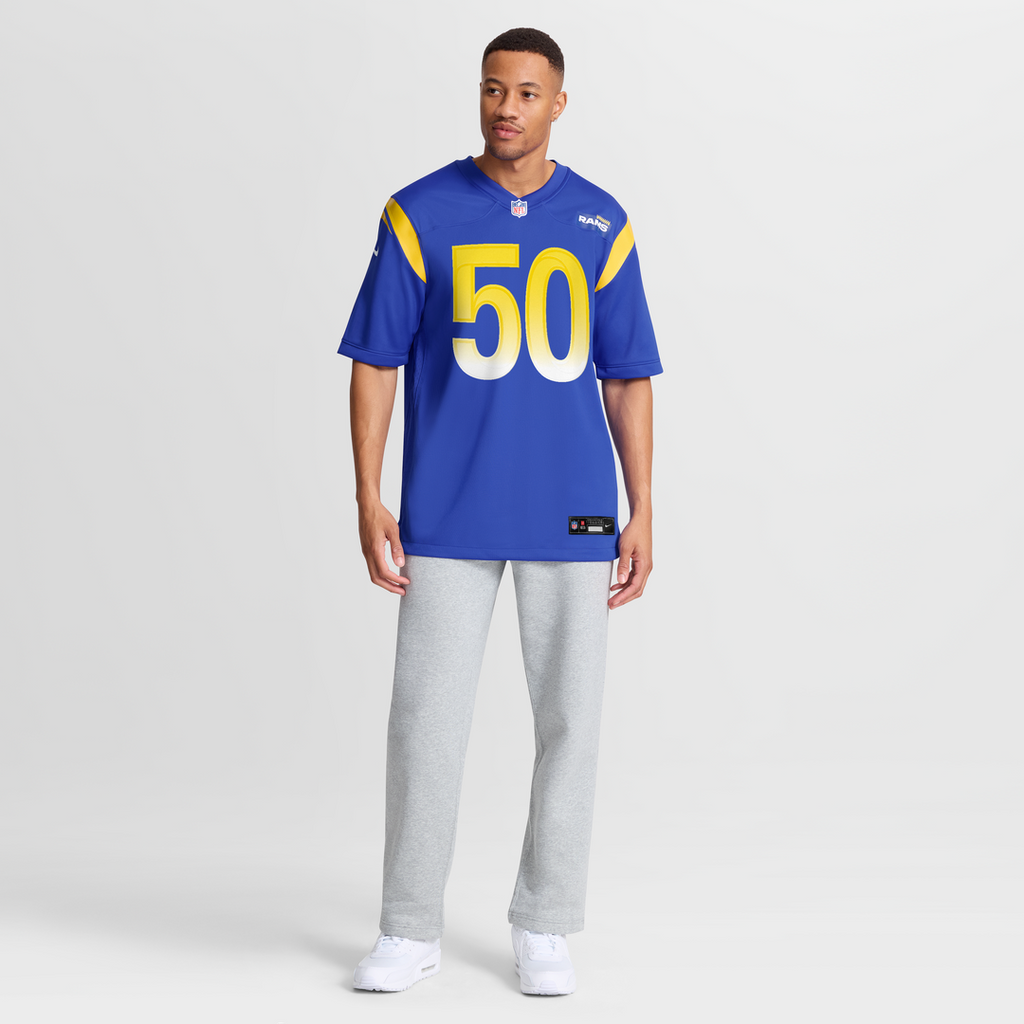 Los Angeles Rams Beaux Limmer Nike Team Game Jersey - Royal