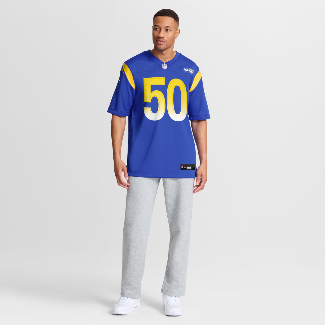 Los Angeles Rams Beaux Limmer Nike Team Game Jersey - Royal