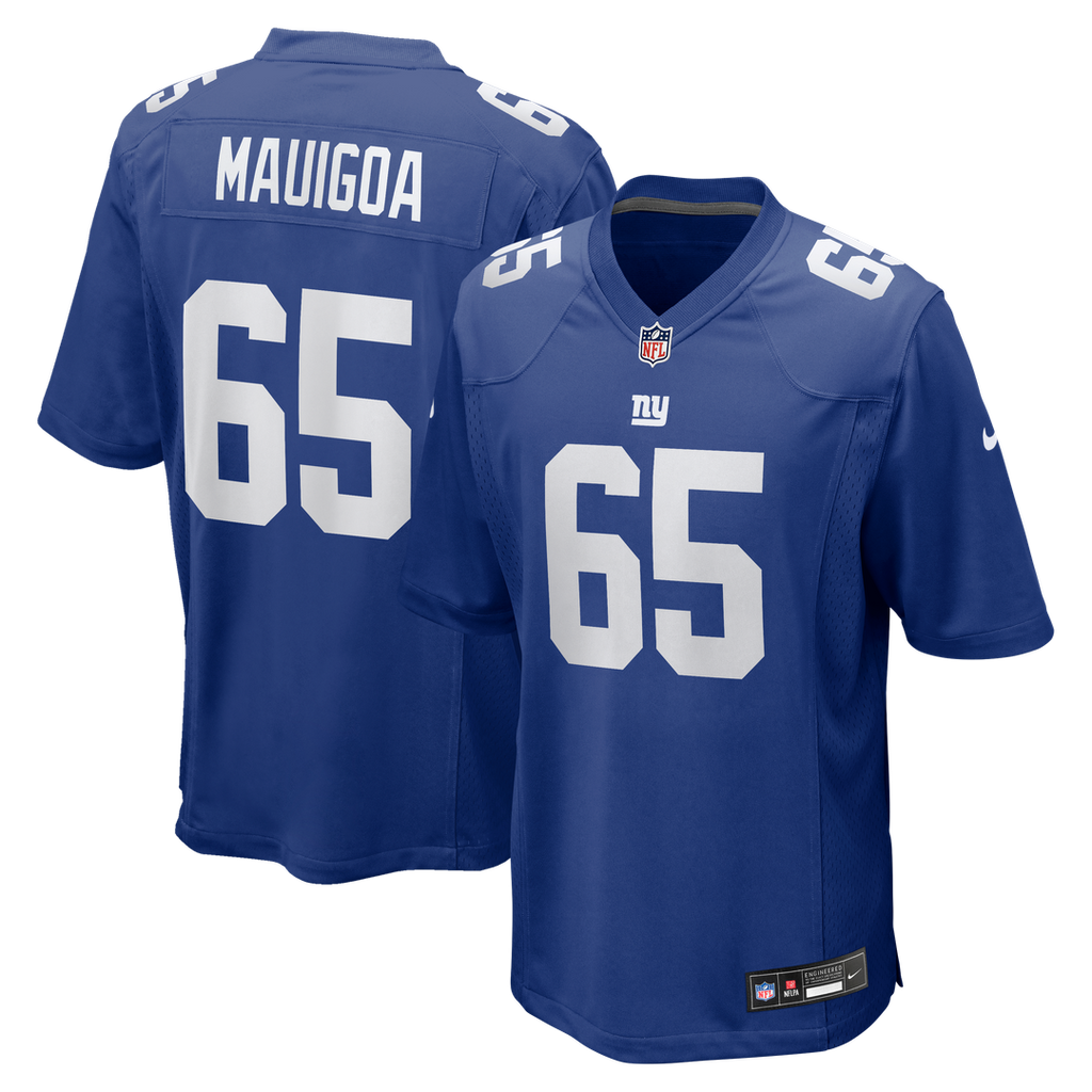 New York Giants Francis Mauigoa Nike Team Game Jersey - Royal