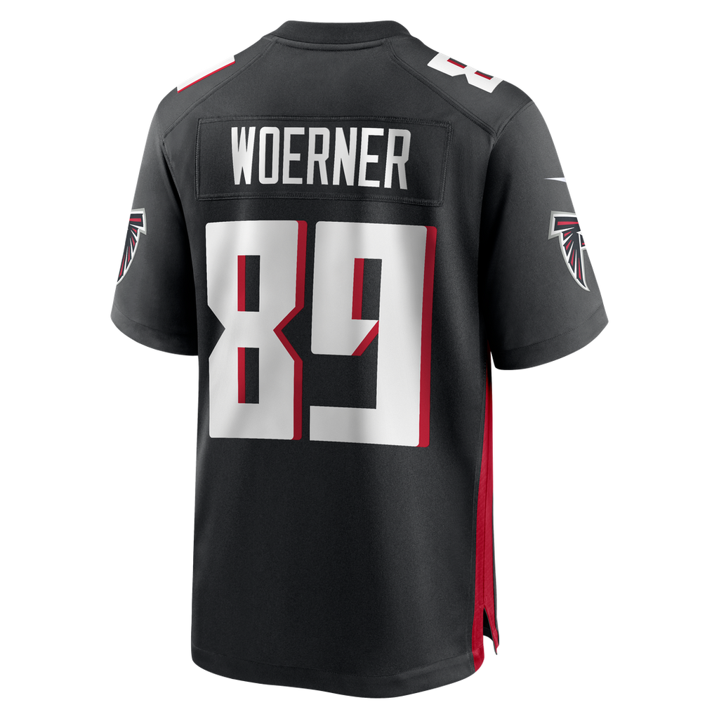 Atlanta Falcons Charlie Woerner Nike Game Jersey - Black