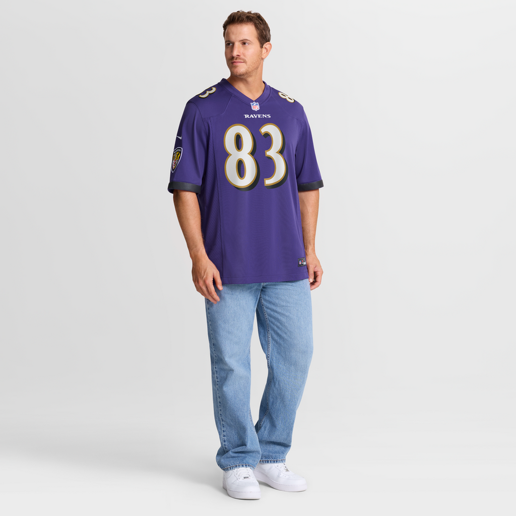 Baltimore Ravens LaJohntay Wester Nike Team Game Jersey - Purple