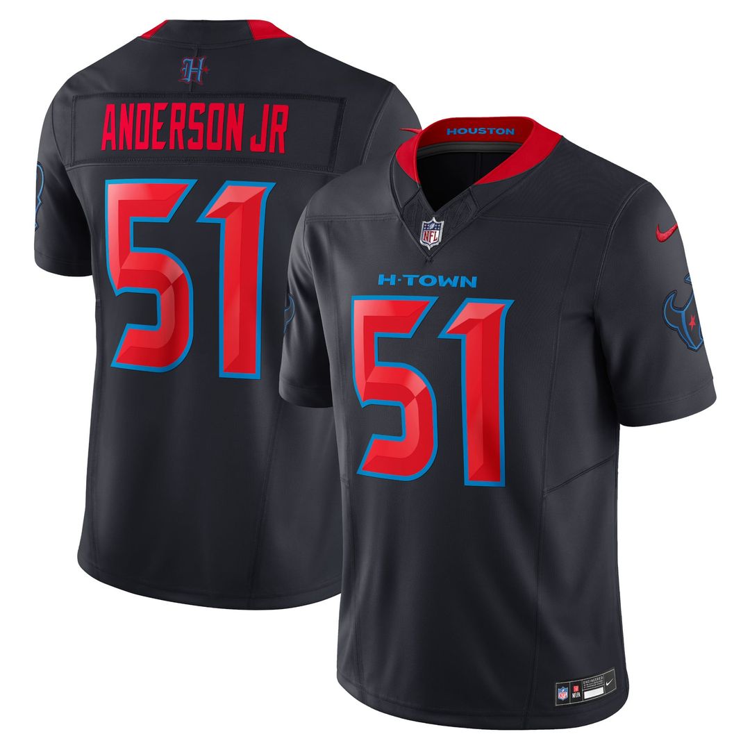 Houston Texans Will Anderson Jr. Nike 2nd Alternate Vapor F.U.S.E. Limited Jersey - Navy