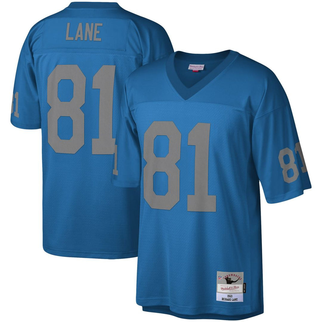 Detroit Lions Richard Lane Mitchell & Ness Legacy Replica Jersey - Blue