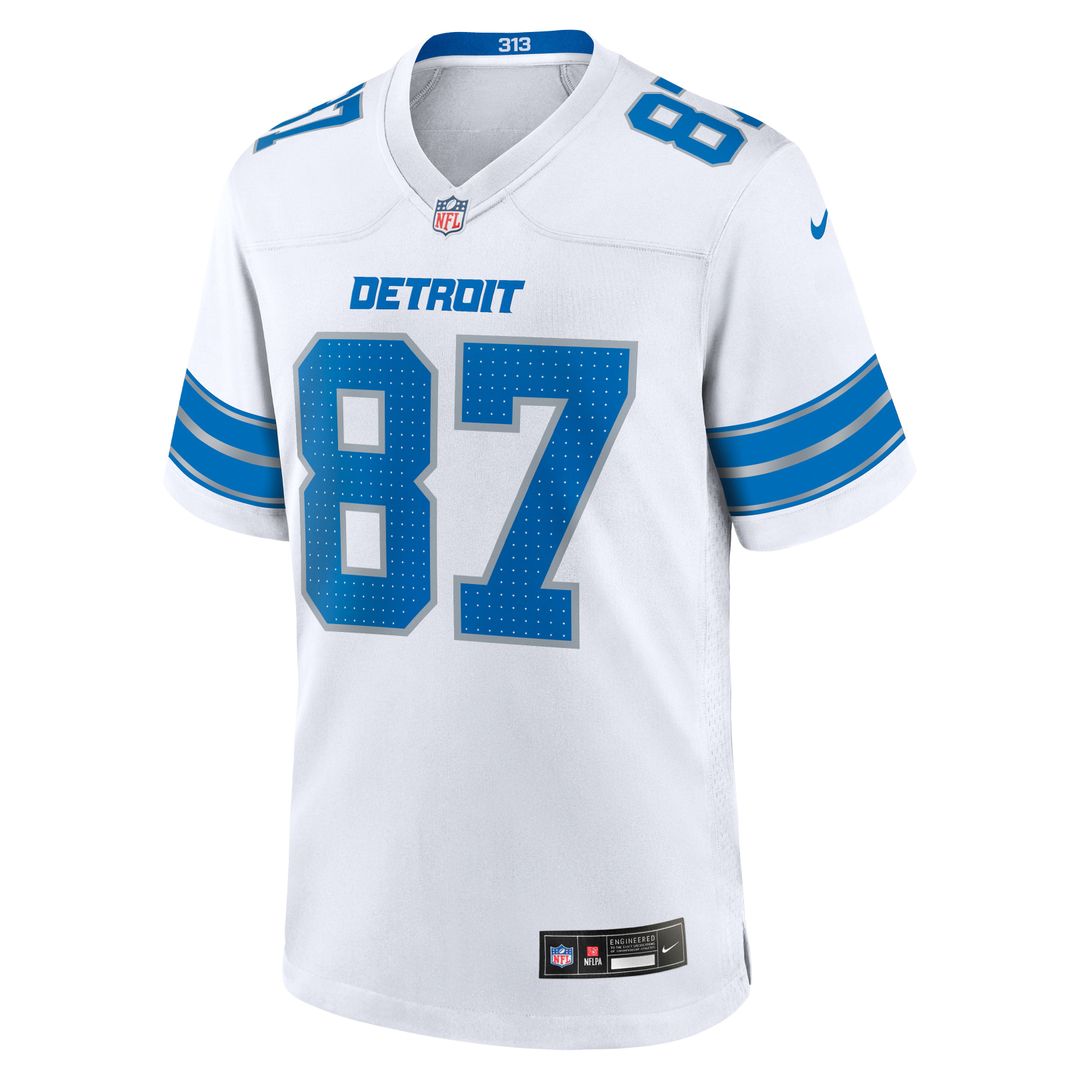 Detroit Lions Sam LaPorta Nike 2nd Alternate Game Jersey - Black
