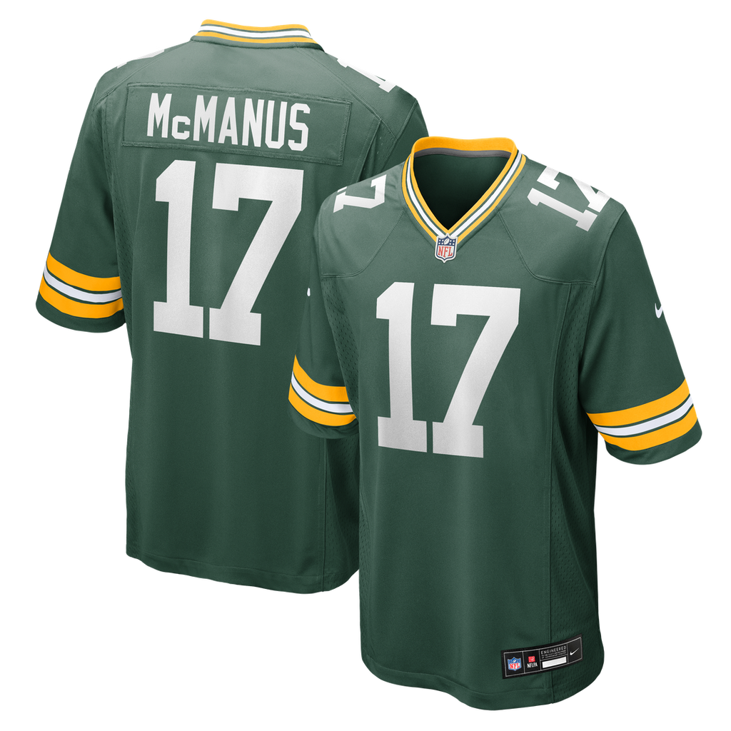 Green Bay Packers Brandon McManus Nike Team Game Jersey - Green