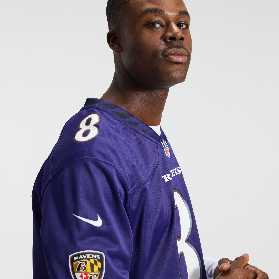 Baltimore Ravens Lamar Jackson Nike Team Game Jersey - Purple