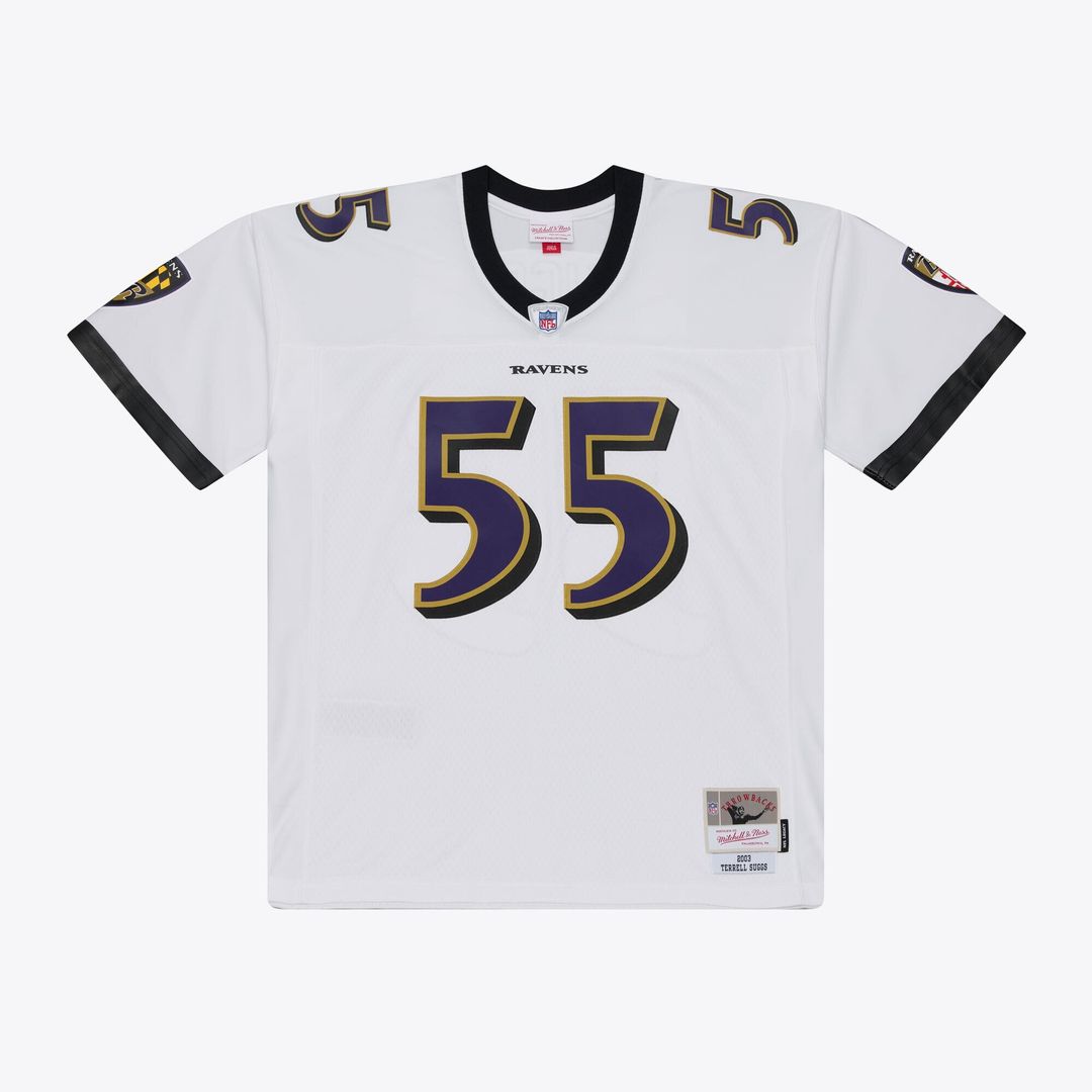 Baltimore Ravens Terrell Suggs Mitchell & Ness 2003 Legacy Replica Jersey - Purple