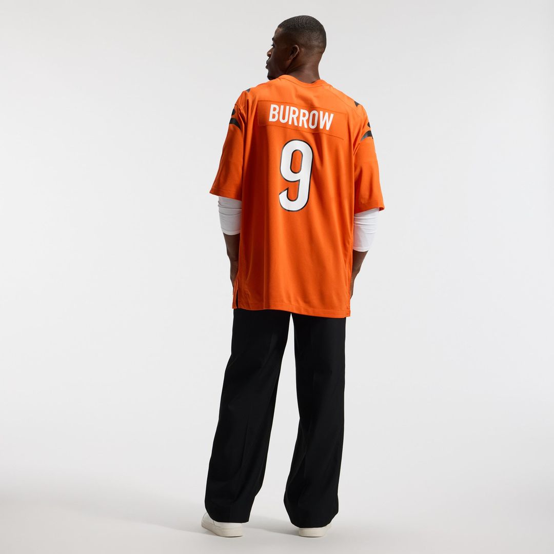 Cincinnati Bengals Joe Burrow Nike Alternate Game Jersey - Orange