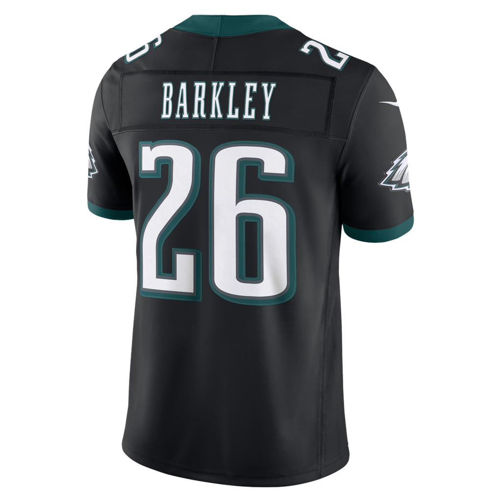 Philadelphia Eagles Saquon Barkley Nike Vapor F.U.S.E. Stitched Limited Jersey - White