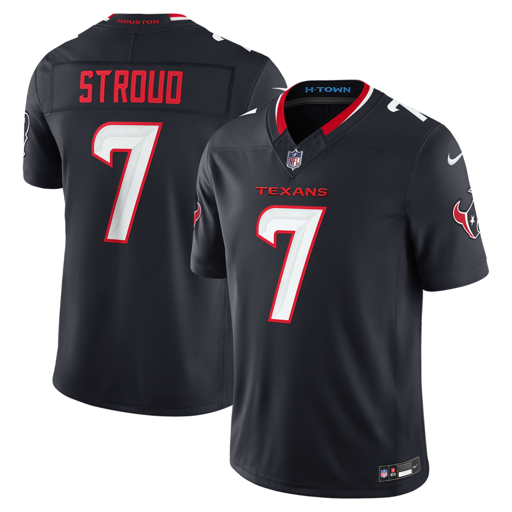 Houston Texans C.J. Stroud Nike Team Vapor F.U.S.E. Stitched Limited Jersey - Navy