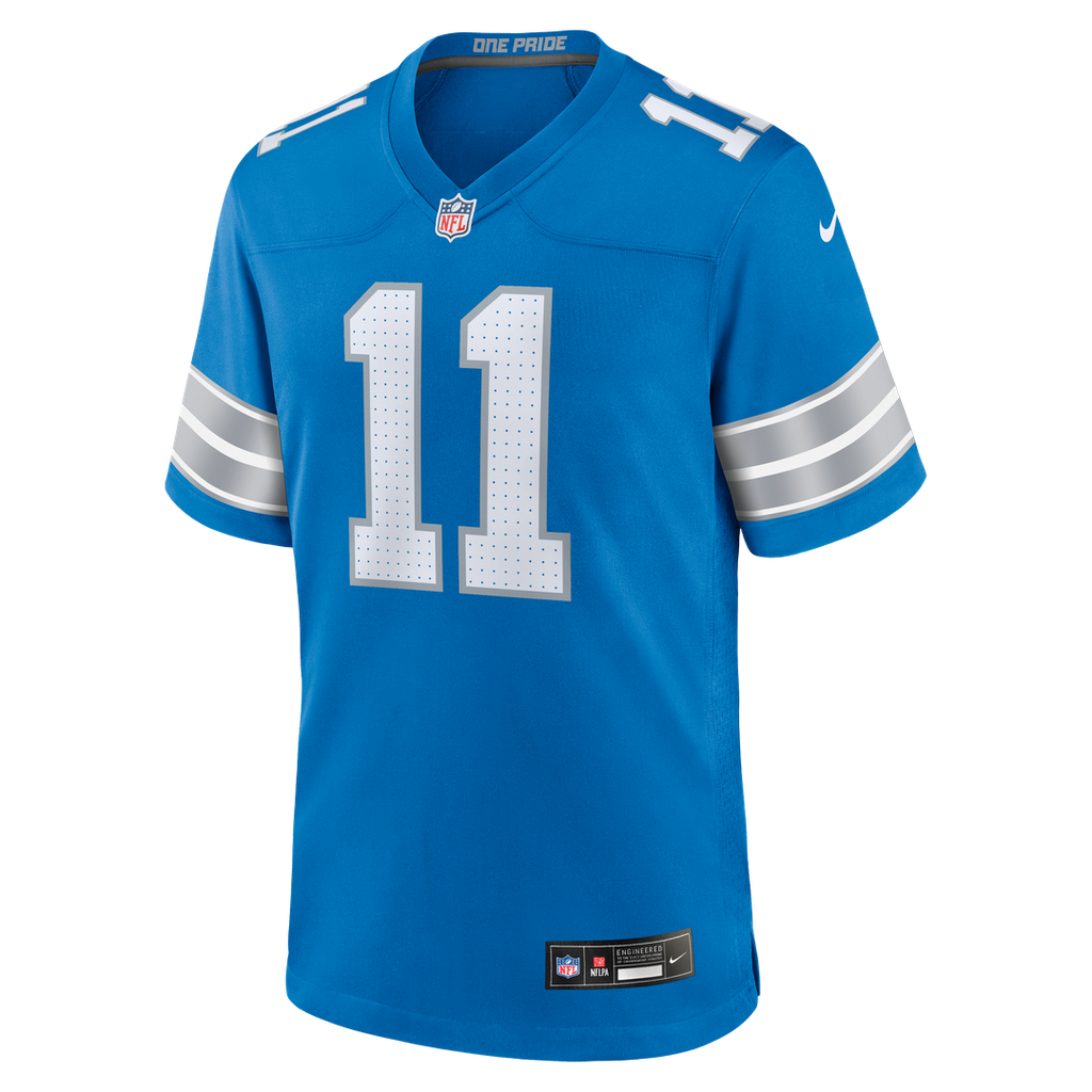 Detroit Lions Damone Clark Nike Team Game Jersey - Blue