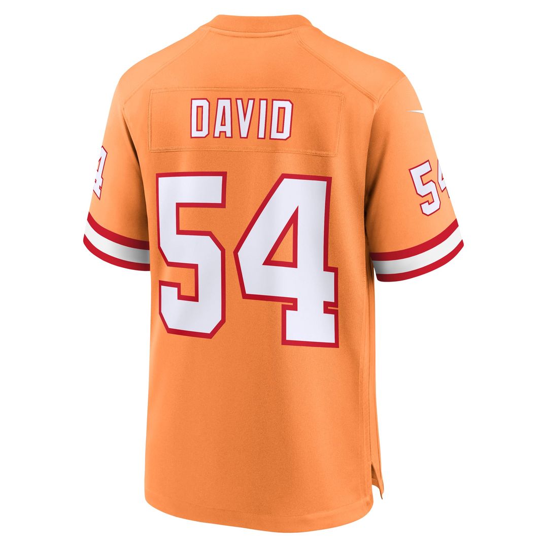 Tampa Bay Buccaneers Lavonte David Nike Throwback Game Jersey - Orange