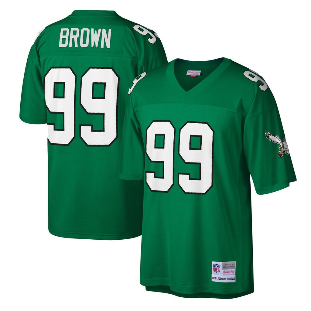 Philadelphia Eagles Jerome Brown Mitchell & Ness Legacy Replica Jersey - Kelly Green