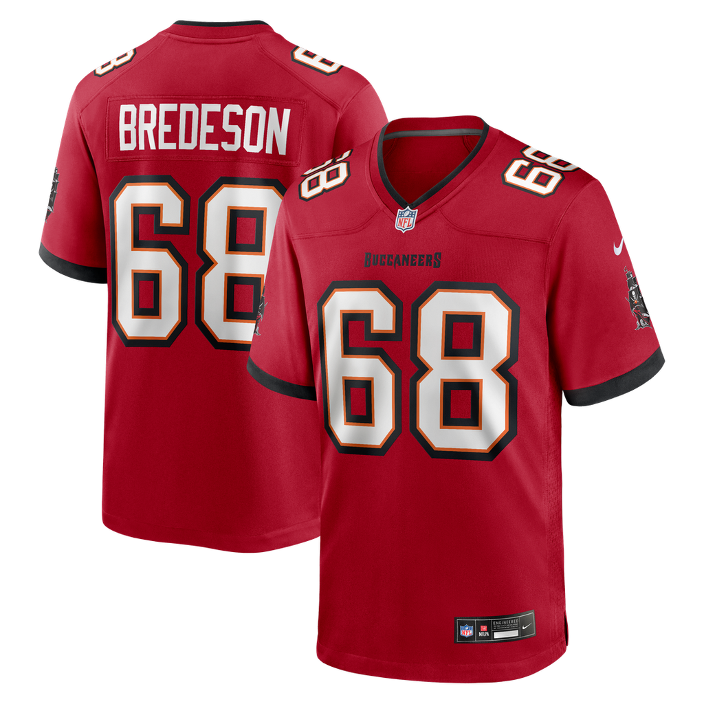 Tampa Bay Buccaneers Ben Bredeson Nike Game Jersey - Red