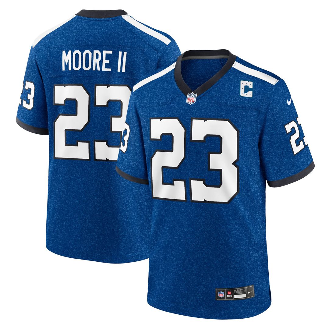 Indianapolis Colts Kenny Moore II Nike Indiana Nights Alternate Game Jersey - Royal
