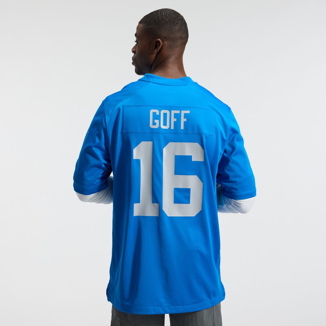 Detroit Lions Jared Goff Nike Alternate Game Jersey - Blue
