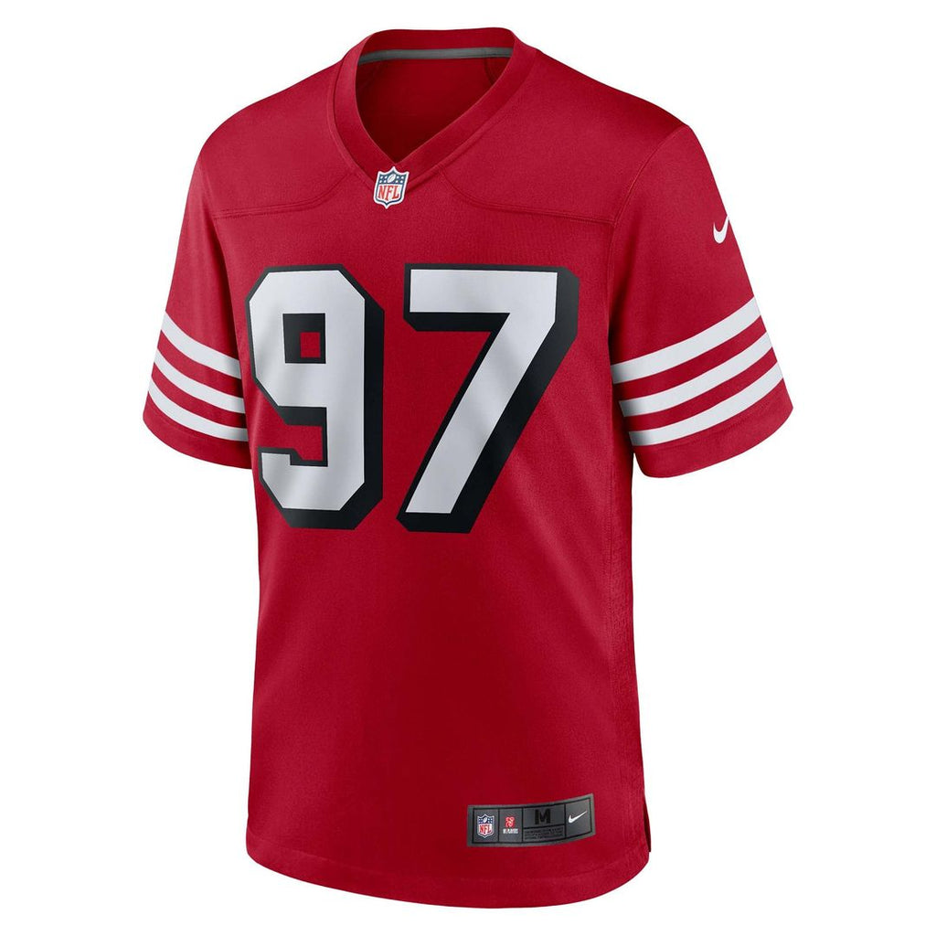 San Francisco 49ers Nick Bosa Nike Alternate Game Jersey - Scarlet