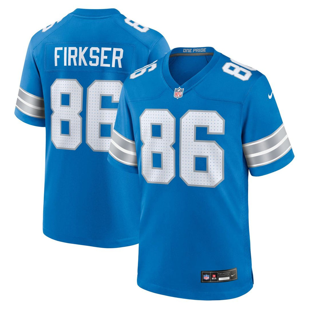 Detroit Lions Anthony Firkser Nike Team Game Jersey - Blue