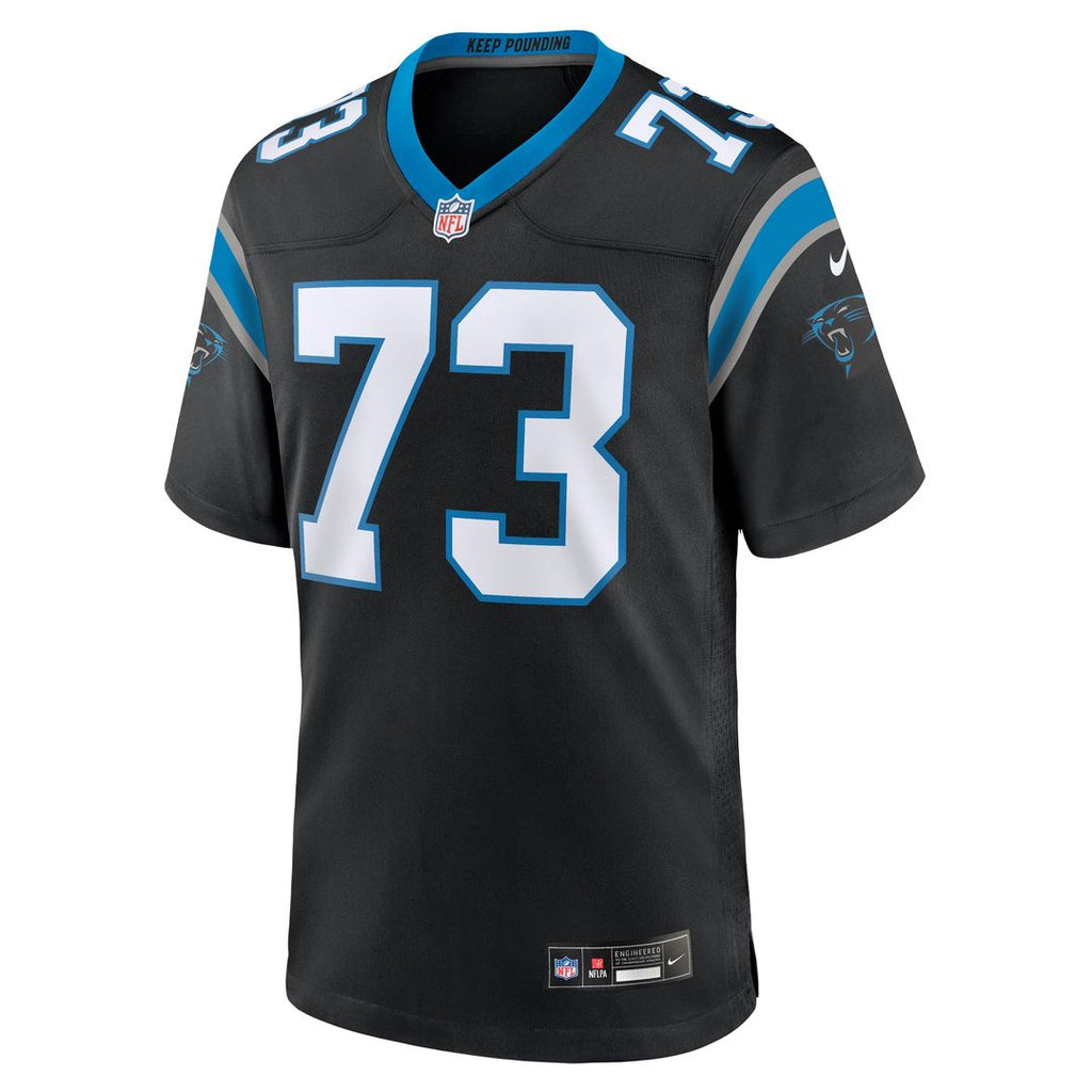 Carolina Panthers Rashard Lawrence Nike Game Jersey - Black