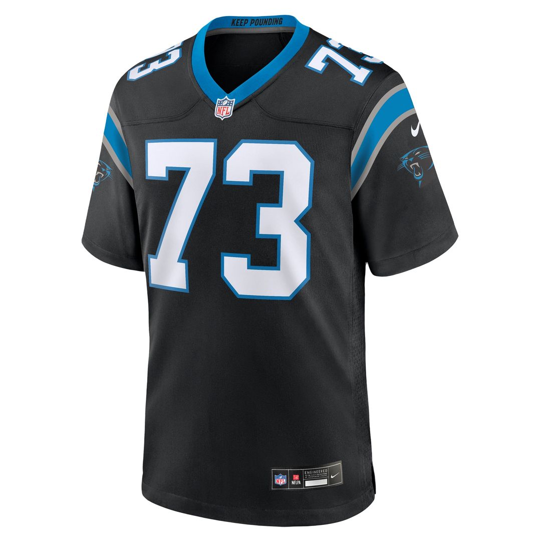 Carolina Panthers Rashard Lawrence Nike Game Jersey - Black