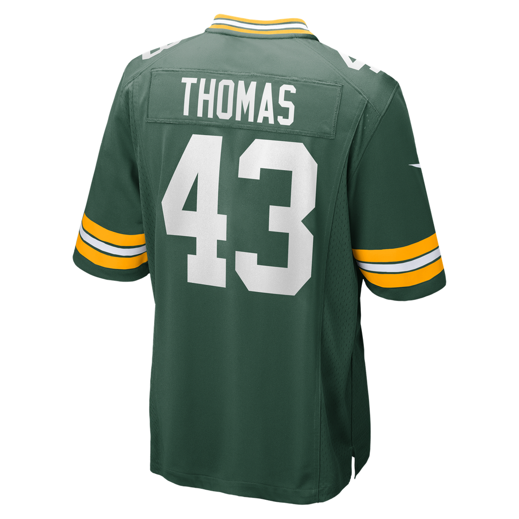 Green Bay Packers Kiondre Thomas Nike Game Player Jersey - Green