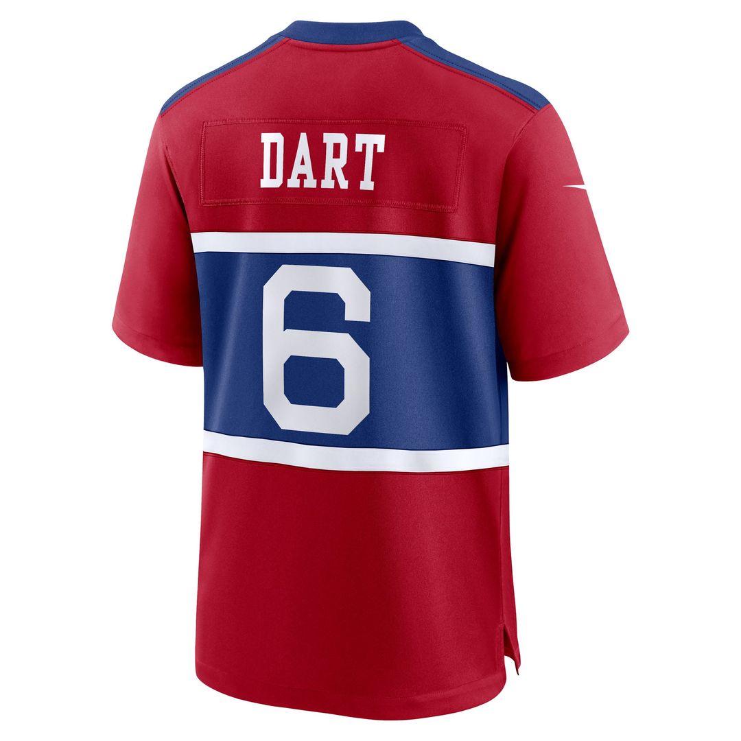 New York Giants Jaxson Dart Nike Team Game Jersey - Royal