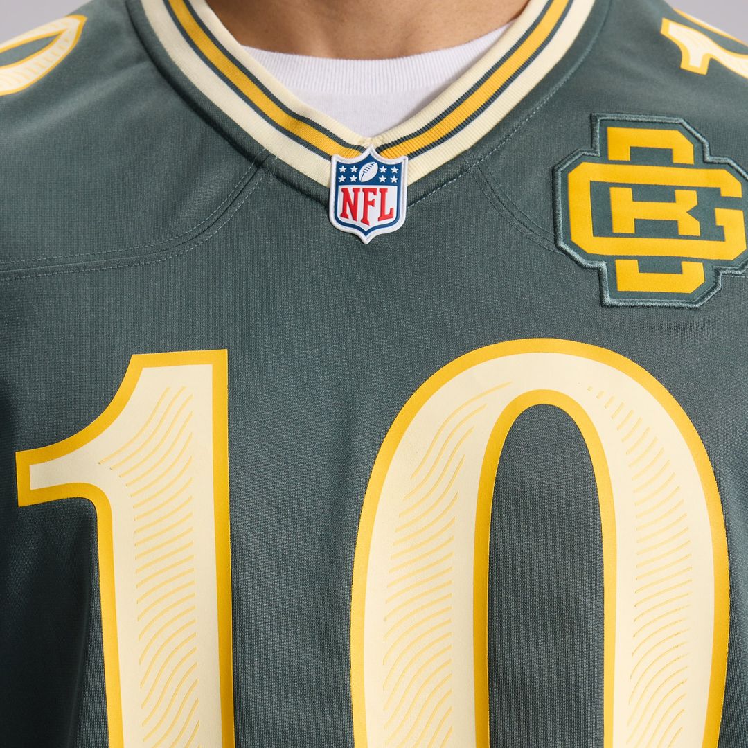 Green Bay Packers Jordan Love Nike 2026 Rivalries Collection Game Jersey - Green