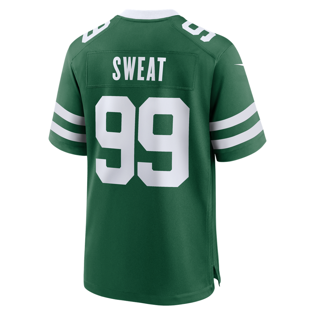 New York Jets T'Vondre Sweat Nike Team Game Jersey - Legacy Green