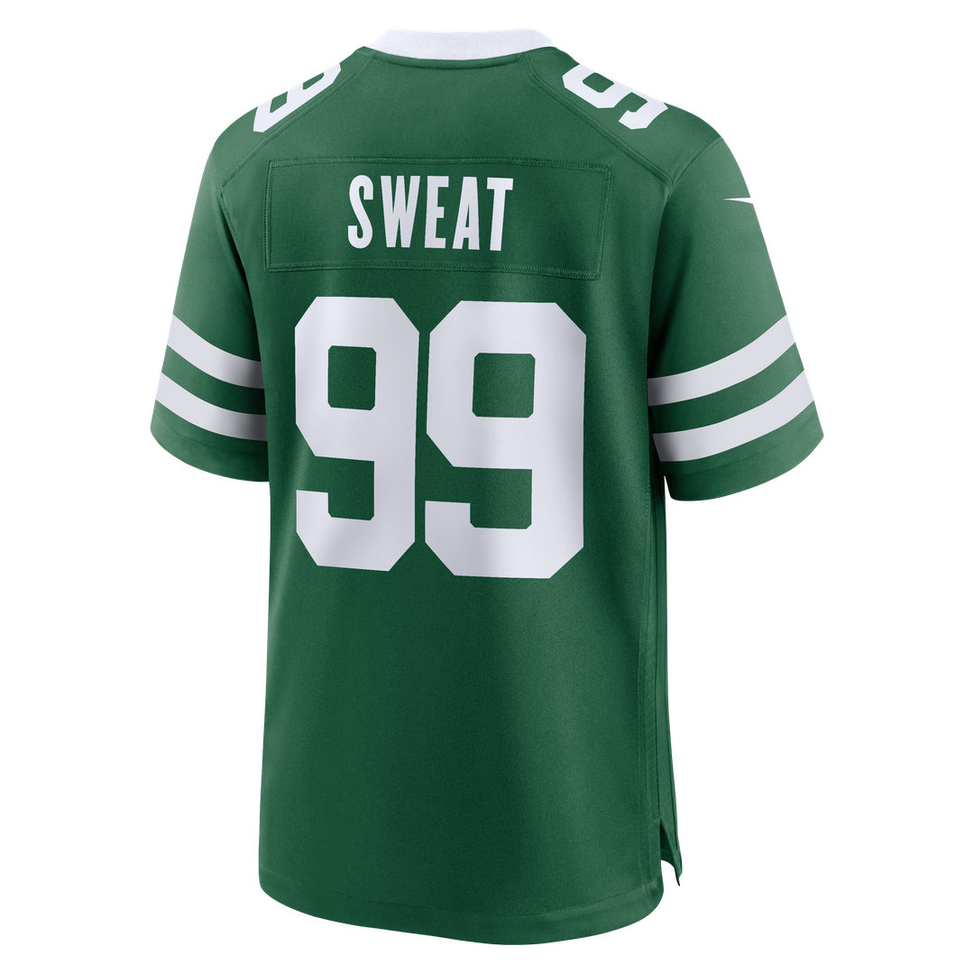 New York Jets T'Vondre Sweat Nike Team Game Jersey - Legacy Green