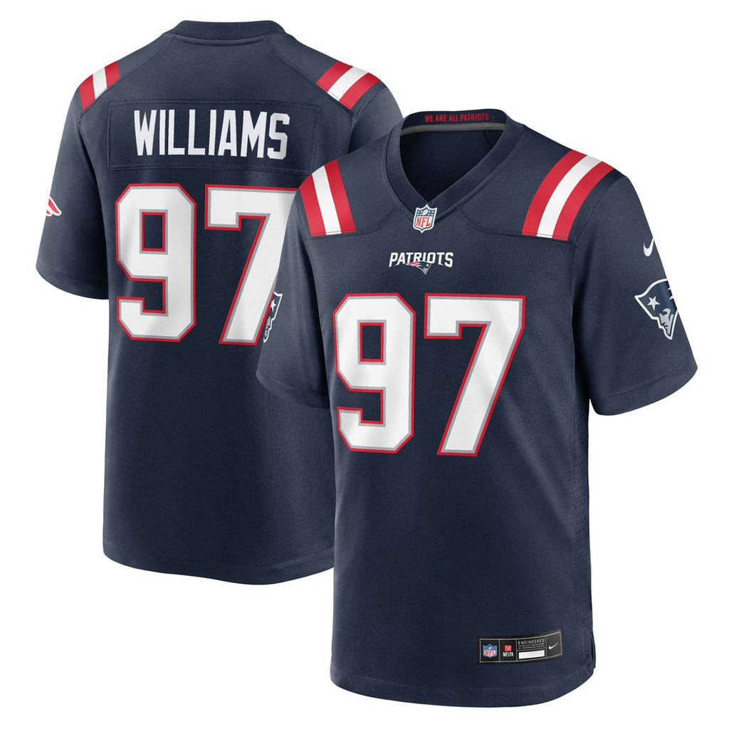 New England Patriots Milton Williams Nike Team Game Jersey - Navy