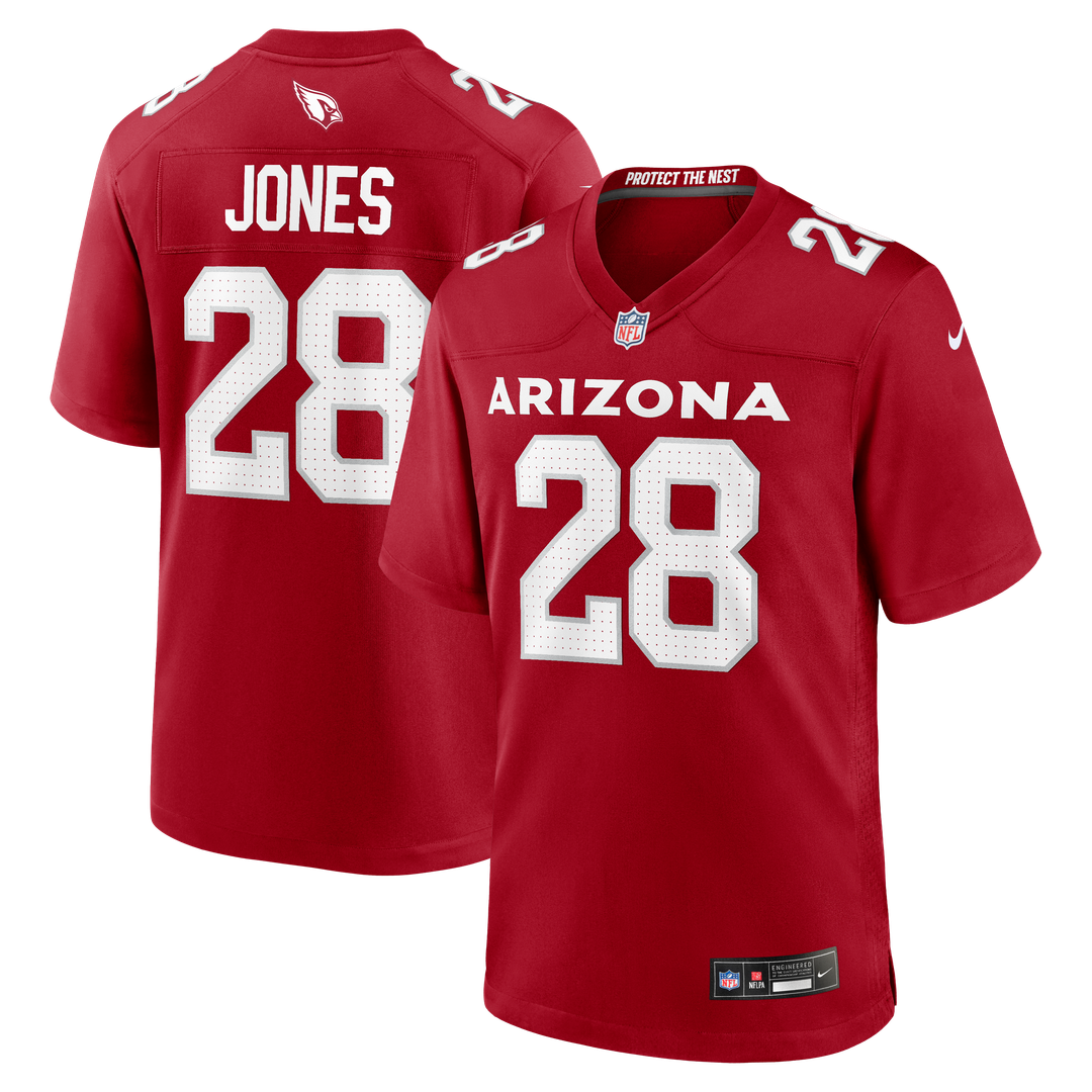 Arizona Cardinals Elijah Jones Nike Team Game Jersey - Cardinal
