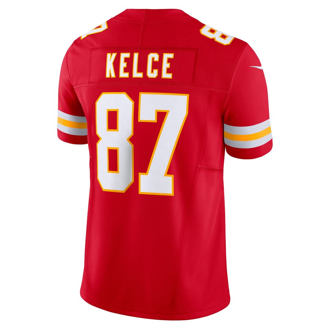 Kansas City Chiefs Travis Kelce Nike Vapor F.U.S.E. Limited Jersey - Red