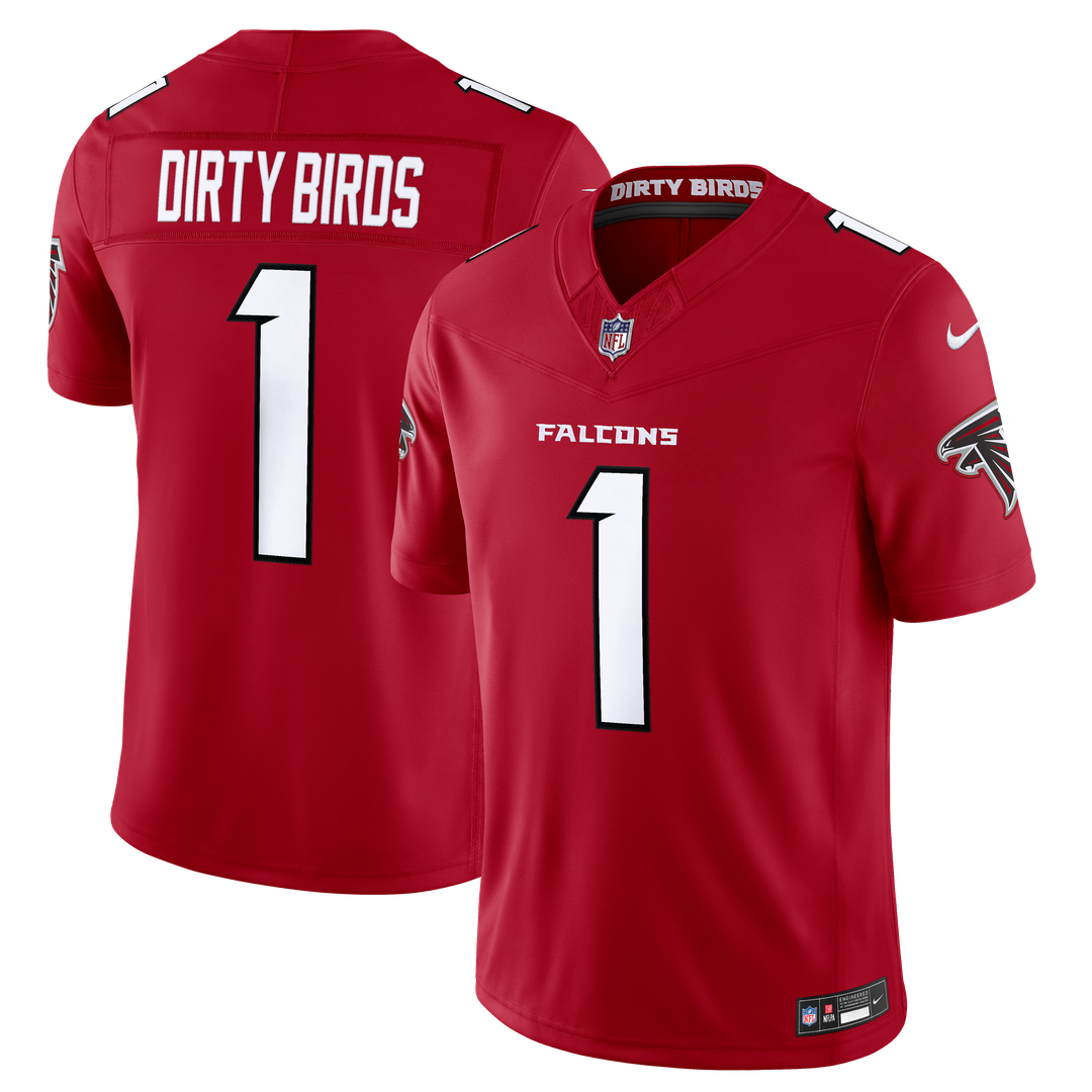 Atlanta Falcons Dirty Birds Nike Team Vapor F.U.S.E. Stitched Limited Jersey - Red