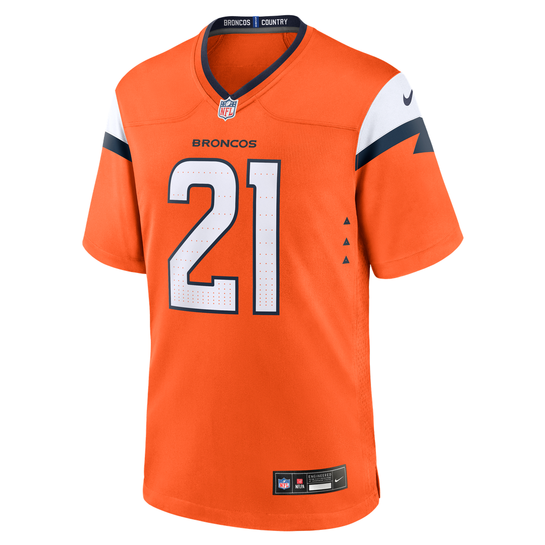 Denver Broncos Riley Moss Nike Team Game Jersey - Orange