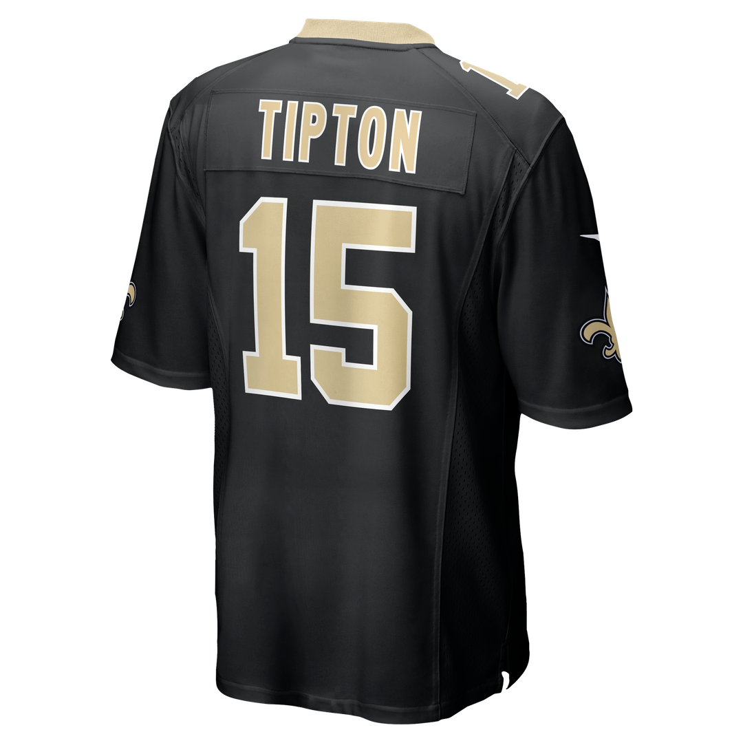 New Orleans Saints Mason Tipton Nike Team Game Jersey - Black