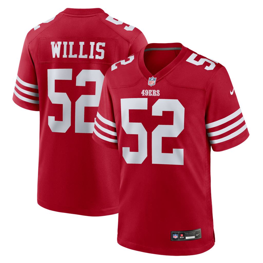 San Francisco 49ers Patrick Willis Nike Retired Player Game Jersey - Scarlet