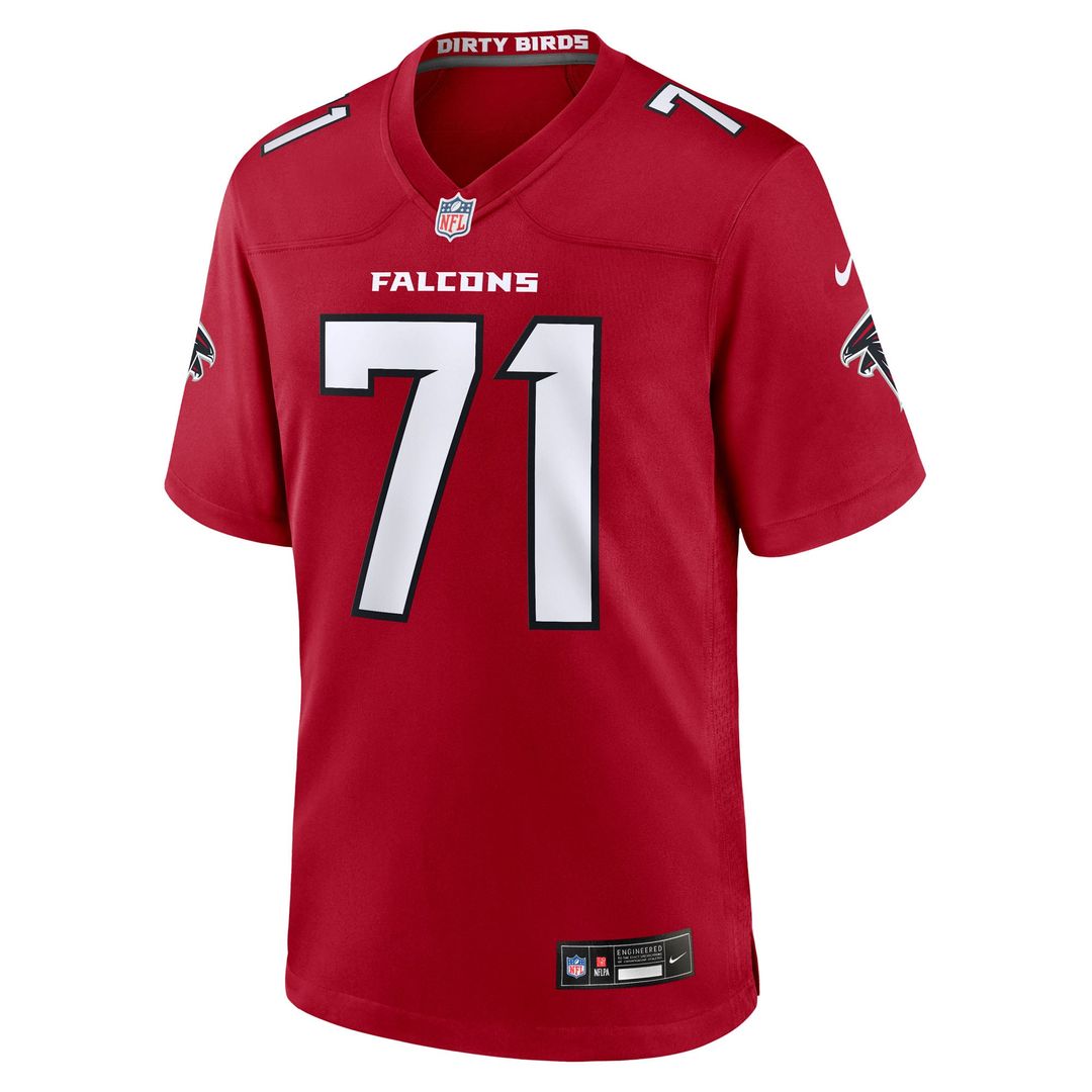 Atlanta Falcons Jawaan Taylor Nike Team Game Jersey - Red