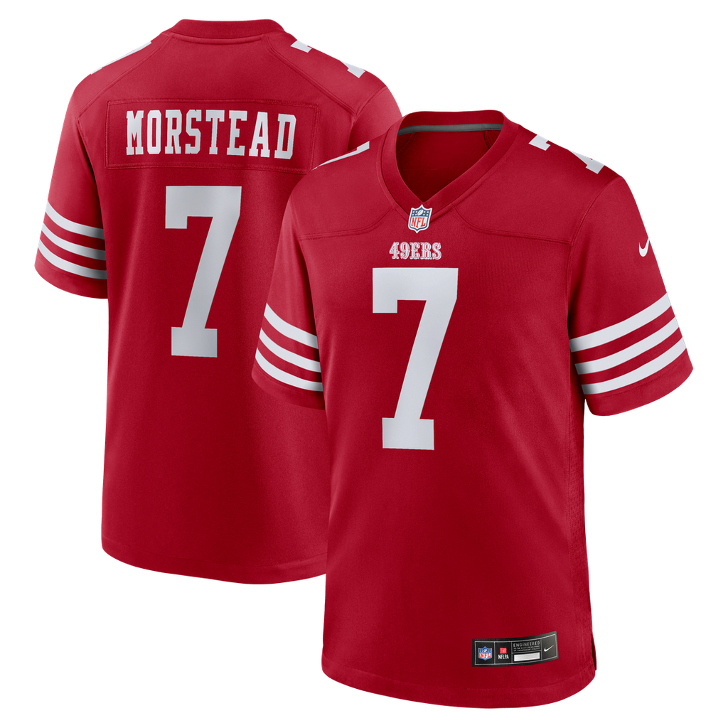 San Francisco 49ers Thomas Morstead Nike Team Game Jersey - Scarlet