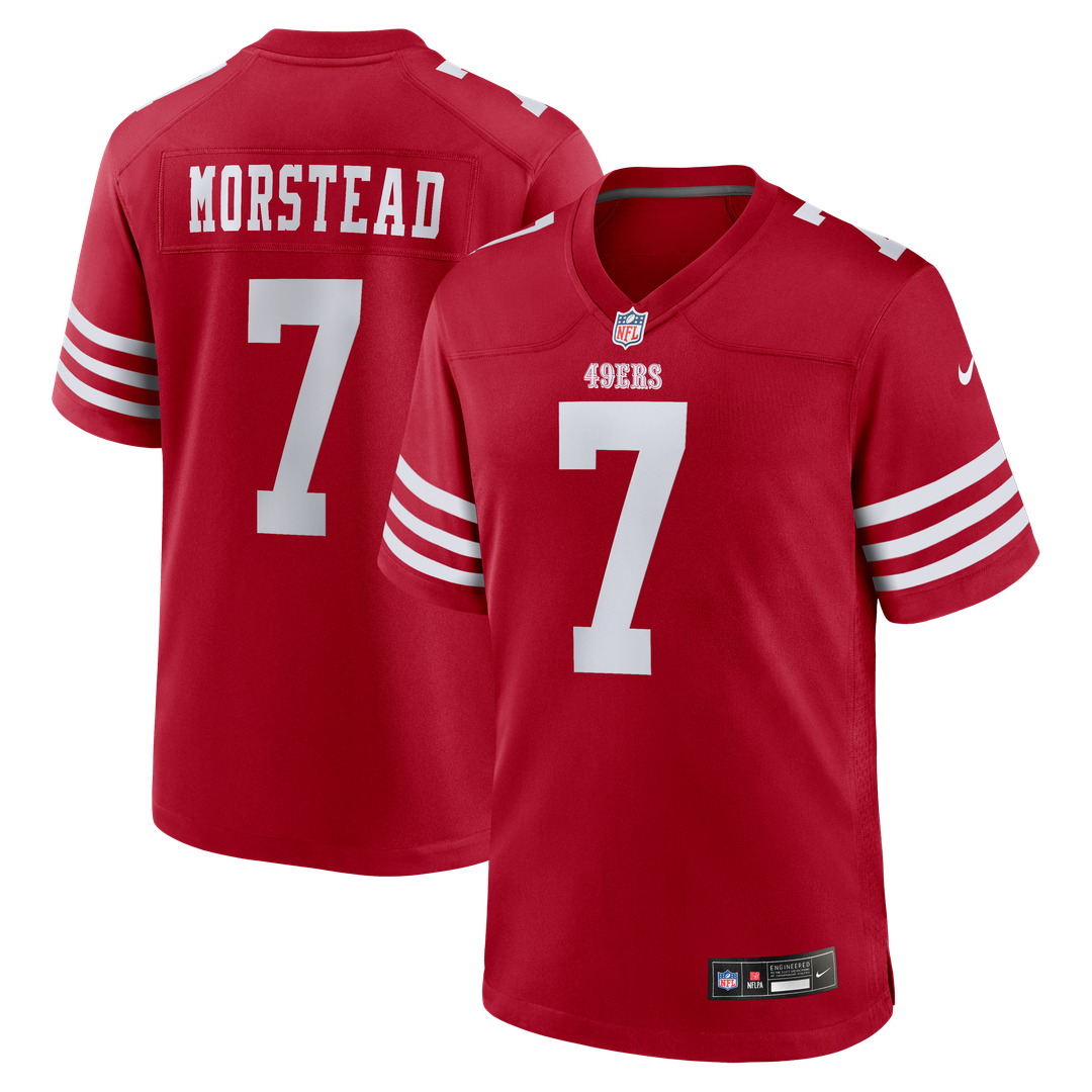 San Francisco 49ers Thomas Morstead Nike Team Game Jersey - Scarlet