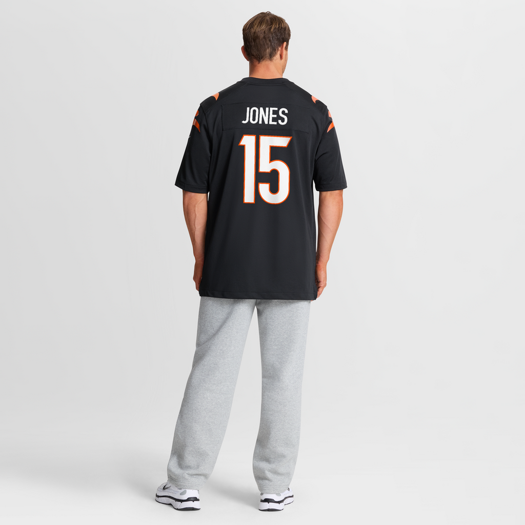 Cincinnati Bengals Charlie Jones Nike Team Game Jersey - Black
