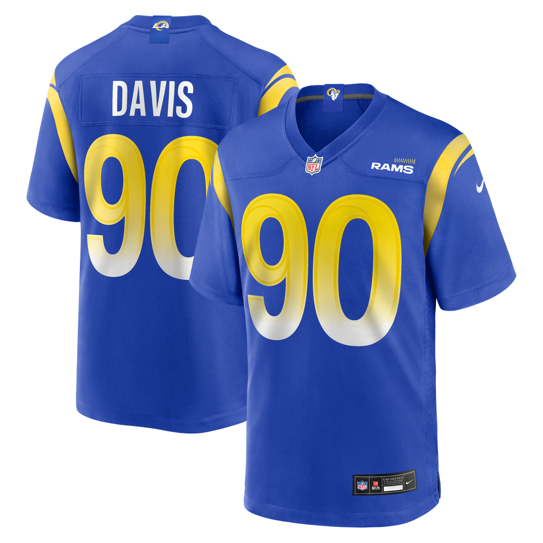Los Angeles Rams Tyler Davis Nike Team Game Jersey - Royal